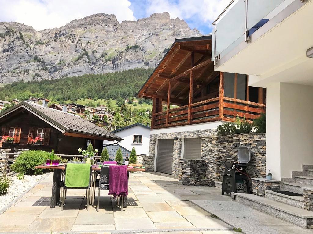 Apartments Soldanella Leukerbad Exterior foto